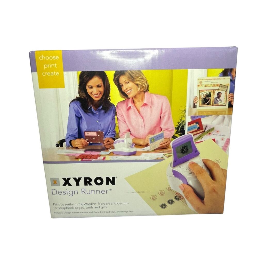 Xyron Design Runner Handheld Printer (Model 24139) – Portable Craft Design Tool